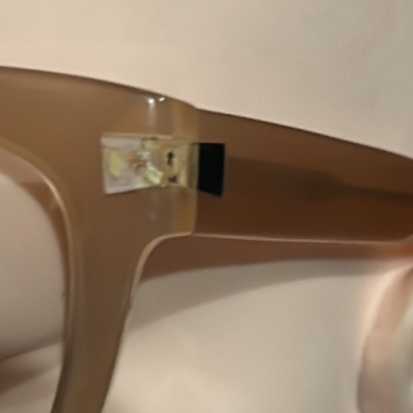 Authentic Kate Spade large signature clear pink prescription eyeglasses frames - Picture 10 of 10